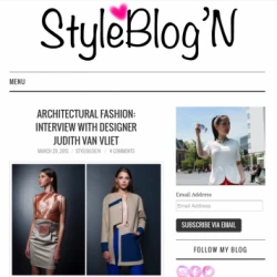 Online publicatie op StyleBlog'N